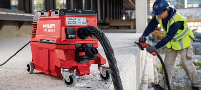 Aspiradora en húmedo/seco compacta para la construcción VC 20L-X Aspirador compacto universal con limpieza automática del filtro para utilización en seco y en húmedo, clase L Aplicaciones 1